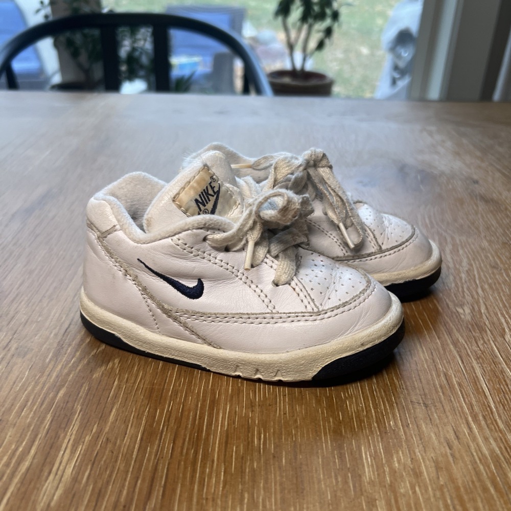 VINTAGE NIKE 961202 UF1 CLASSIC LACE UP SNEAKERS SHOES TODDLER MONARCHS SZ 6